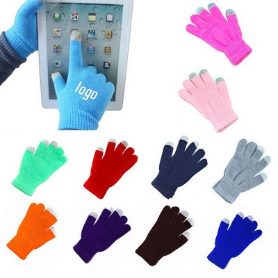 Knitted Touchscreen Winter Gloves